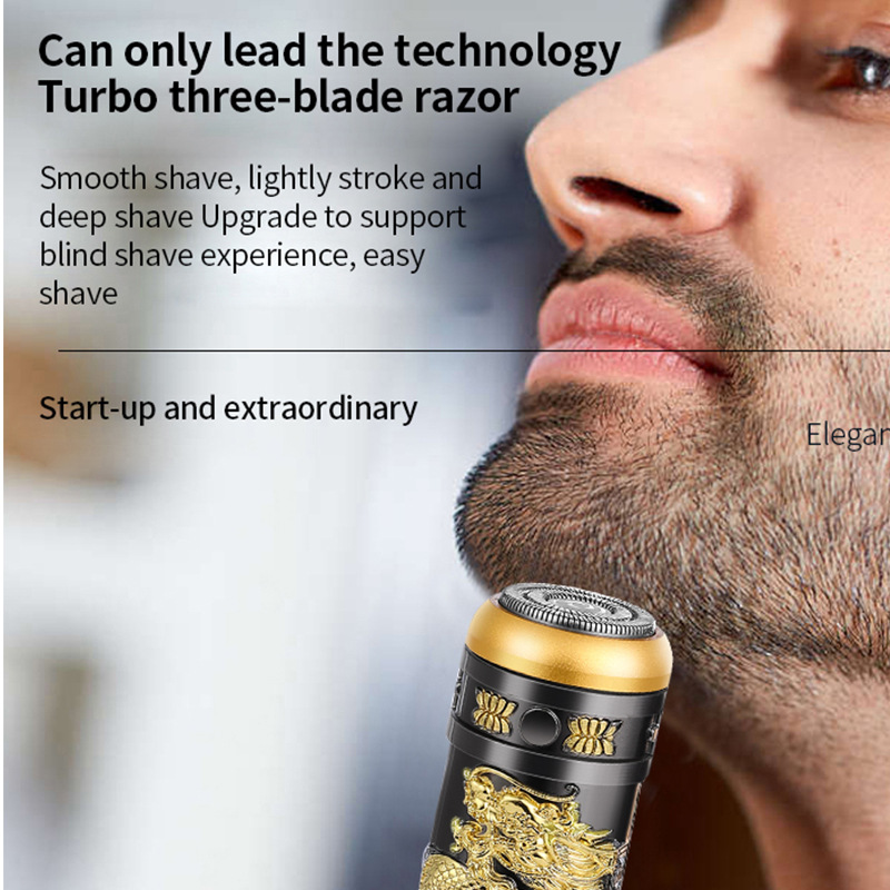 2022 máquina de barba profissional máquina de barbear barbeador elétrico sem fio aparador barba profissional cortador cabelo clipper