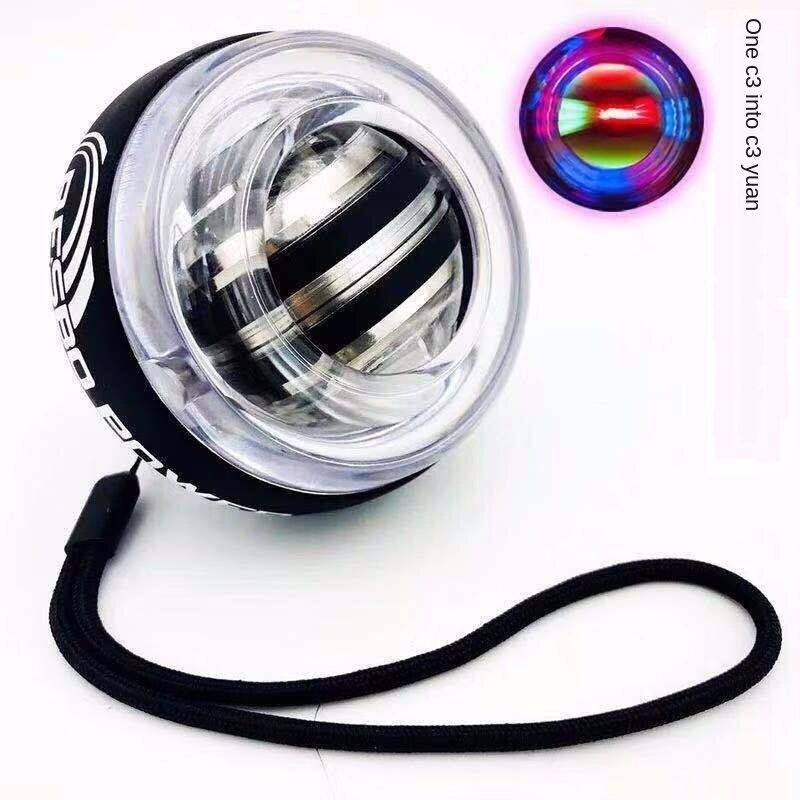 Wrist ball 300kg male arm strength grip ball metal core fitness wrist device home fitness equipment: Dark Gray