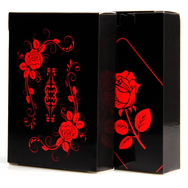 Plastic Poker Red Rose Waterdicht Speelkaarten 54 stuks Kaarten Familie Game L535