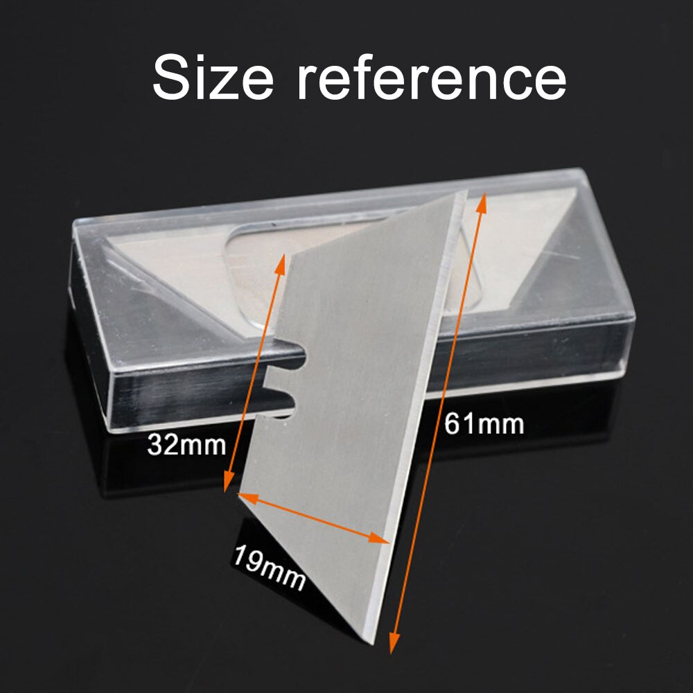5PCS IN SET Heavy Duty Utility Knife Blades Replacement For Knives Replaceable Blade Carpet Leather Paper Cutter Hand Tools