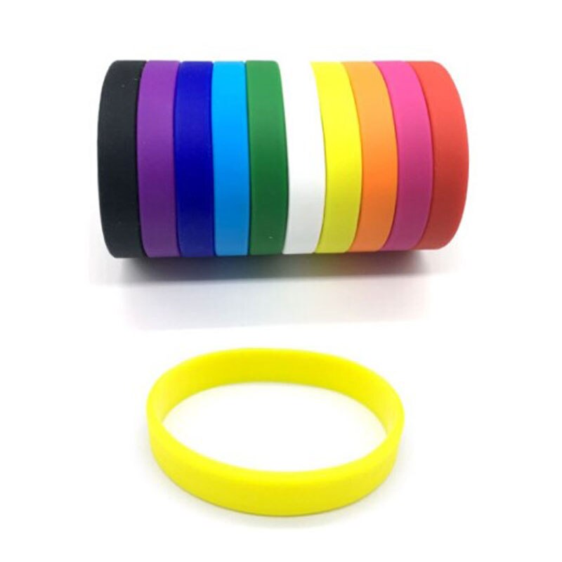 Bandas eléctricas para Fitness en 12 colores, brazaletes de energía para hombre, pulseras deportivas de baloncesto, goma de silicona elástica, pulsera de muñeca