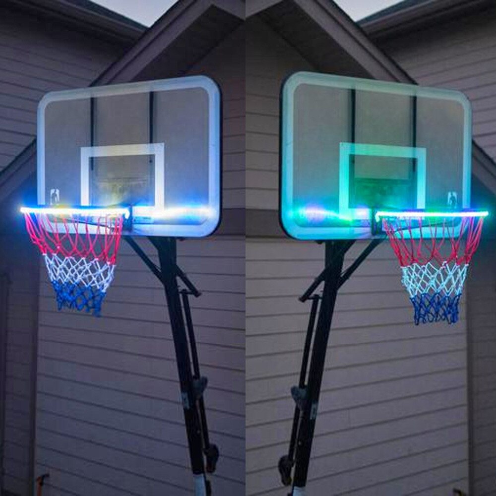 L'attachement de jante de basket-ball éclairé par LED de lumière de cerceau vous aide à tirer des cerceaux la nuit 12.27