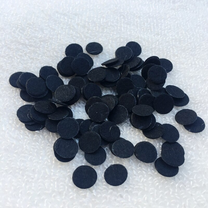 Gør det selv 10mm 800 stk rund filt cirkel stof puder tilbehør patches non-woven sy filt puder stof blomster tilbehør