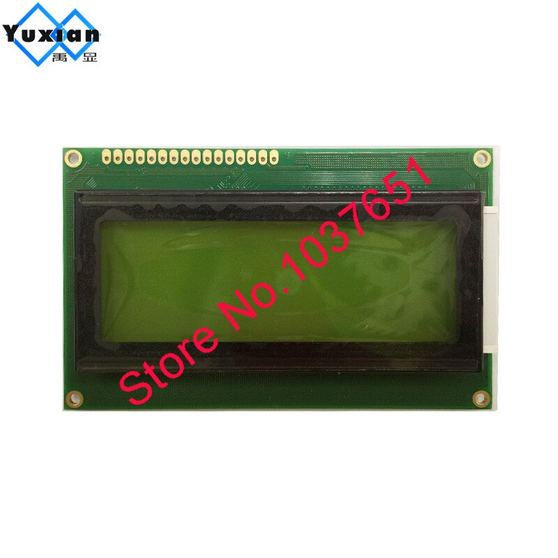 2pcs LCD display 2004 20*4 character module green with Russian cyrillic font Language