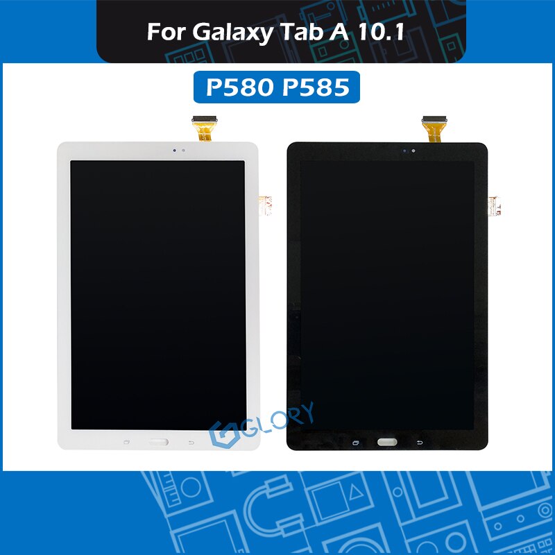 9.7 "Lcd-scherm Montage Voor Samsung Galaxy Tab EEN 9.7 P550 P555 Lcd Touch Screen Digitizer Vergadering vervanging