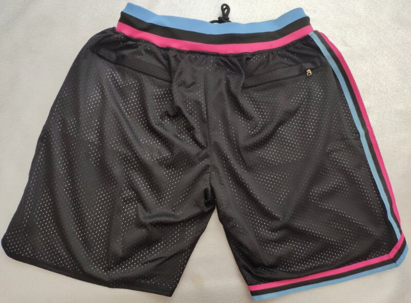 Men Miami Swingman Pocket Shorts - Black Red: Black / XL