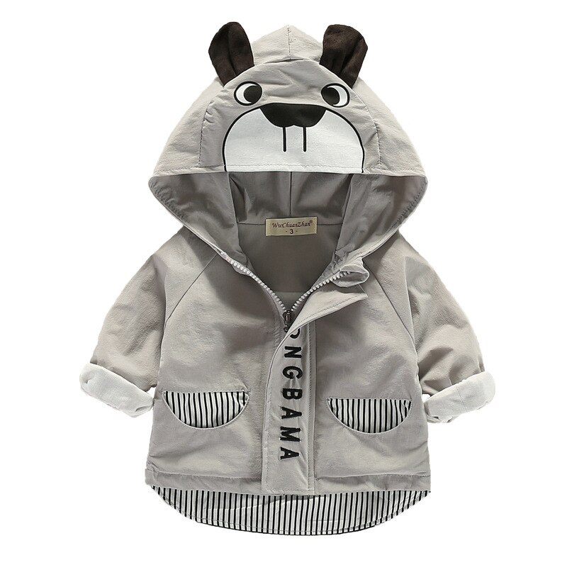 lente herfst Baby Jongens Meisjes Jassen Baby Blazer Bovenkleding rash guards Peuter Schattige beer Cartoon Jas Kids Kleding 0-2Y