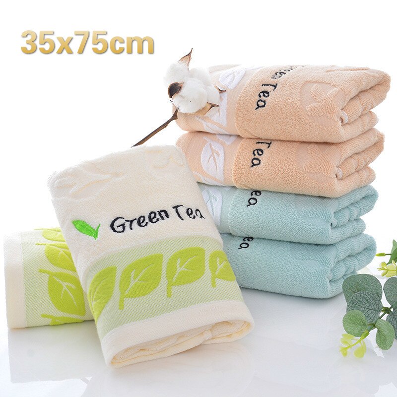 35x75cm Cotton Pure Color Men Women Washcloth School Dormitory Portable Towel Beach Gym Yoga Sweat Bath Towel