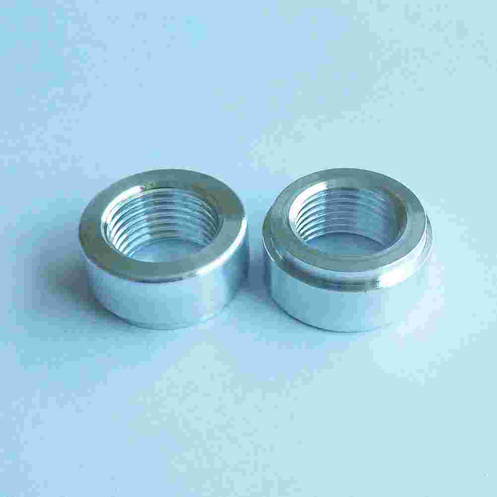 2pcs Practical 1/8 NPT Welding Thread Head Aluminum Alloy Welding Joint for Home