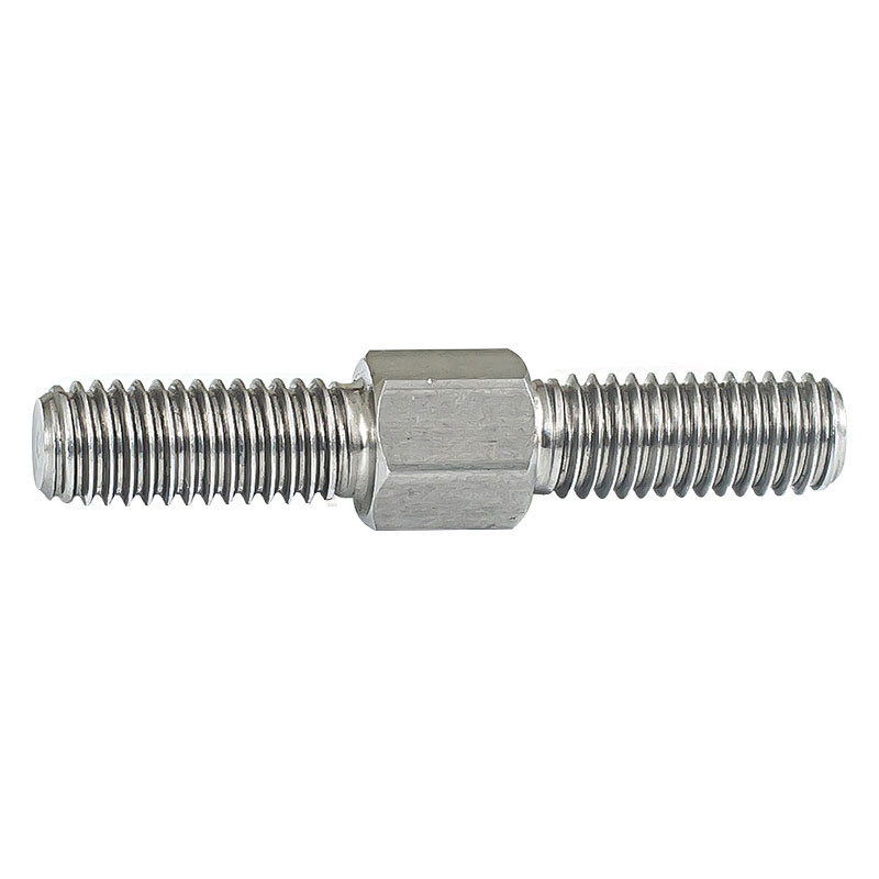 M8 304 Stainless Steel Left hand and Right - hand Double End Thread Tight Adjustable Push Rod Stud Screws Bolts