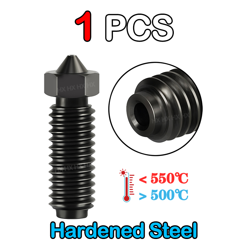 Für Anycubic Kobra s1 Kombidüse für Anycubic Kobra S1 Hotend / Kobra S1 Düse aus gehärtetem Stahl: 0,2mm / Grau