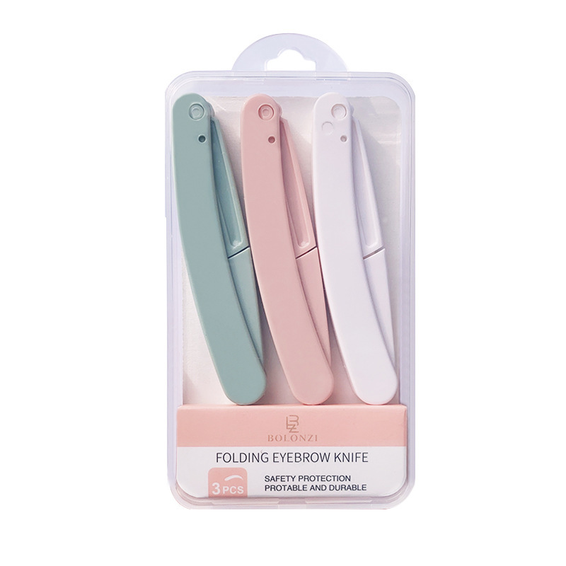 1/3pc Sicher Klapp Damen Gesicht Rasierer Augenbraue Trimmer Klinge Anti-Scratch Rasiermesser Make-Up-Tools Augenbraue Trimmer gesicht Rasierer für Frauen