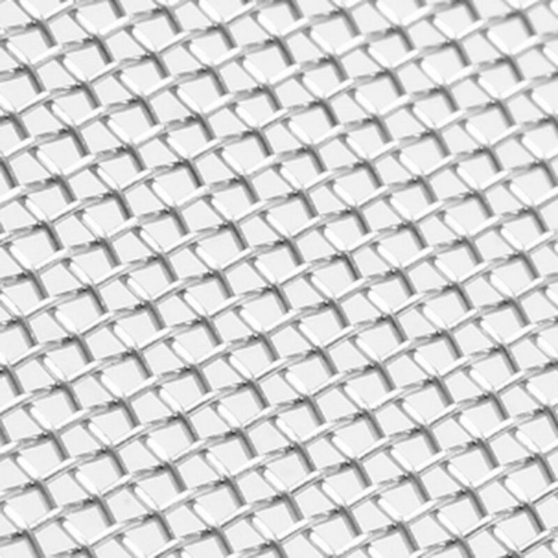 1 stykke  av 10 x 10cm 30 mesh maskefilter i mesh i rustfritt stål, metall foran, reparasjon av fastmasket filter, vevd sileskilt