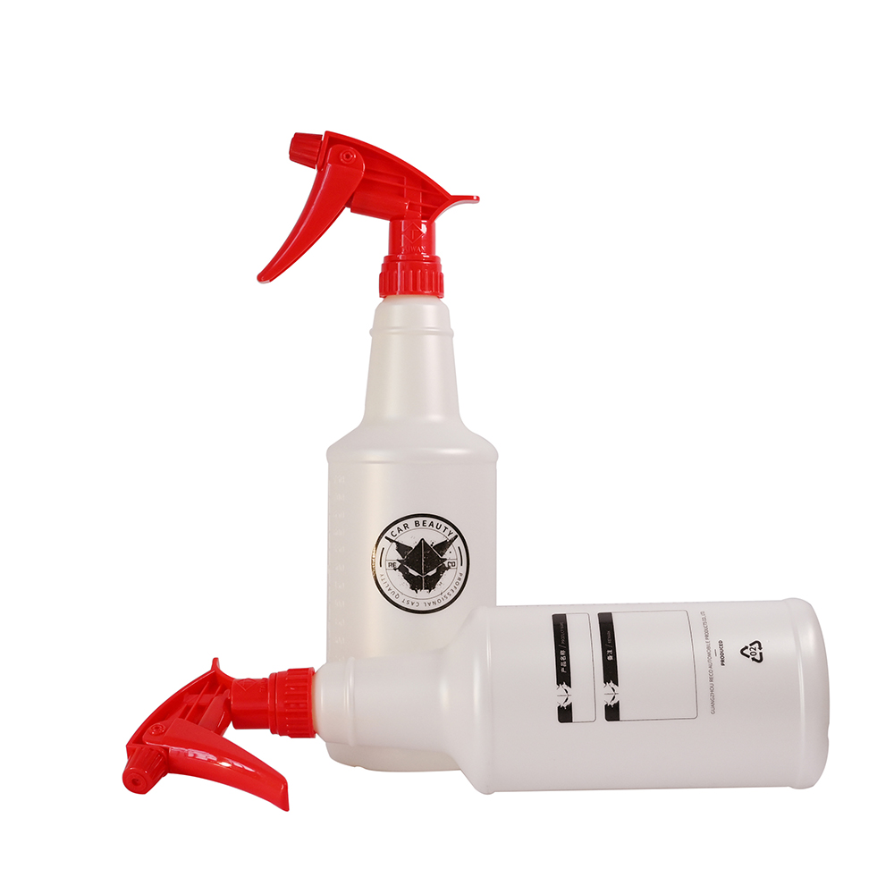 1Pc 800ML Ultra-fine Water Mist Cylindrical Spray Bottle HDPE Chemical Resistant Sprayer For QD Liquid Auto detail