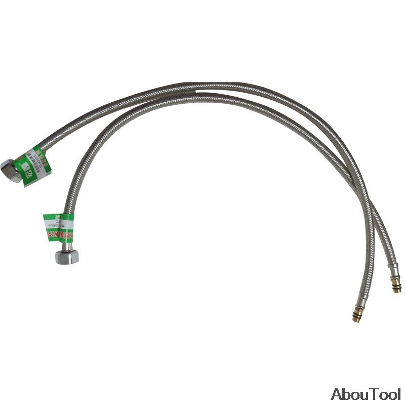 Shower Hose Pipe Water Inlet Hose For Bath Stainless Steel Bathroom Accessories Water Heater Connection Cold Mixer Pipe G1/2