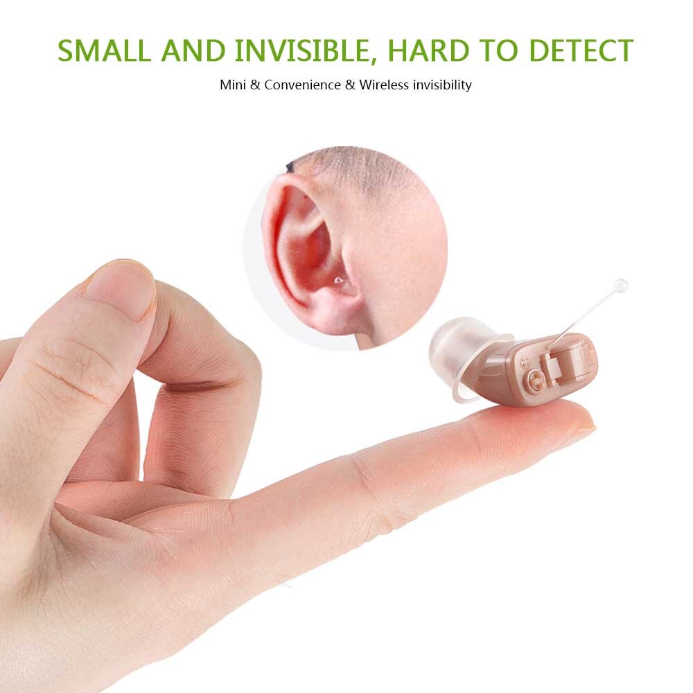 Us mini invisible  a17 cic hoortoestel digitale hoortoestellen geluidsversterker oordopjes us linkeroor/rechteroor