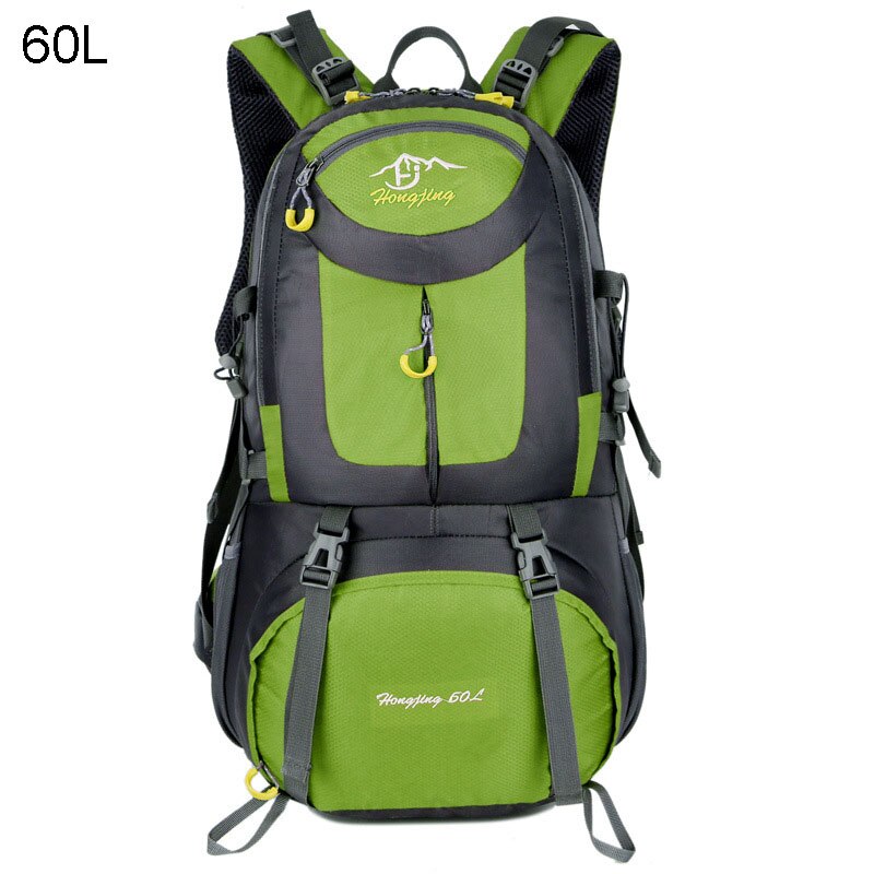 Reput 40l 50l 60l retkeily vaellusreppu laukku ulkoilu urheilulaukut matkailu miesten kiipeilyreppu sac de sport mochila  xa564wa: Vihreä 60l