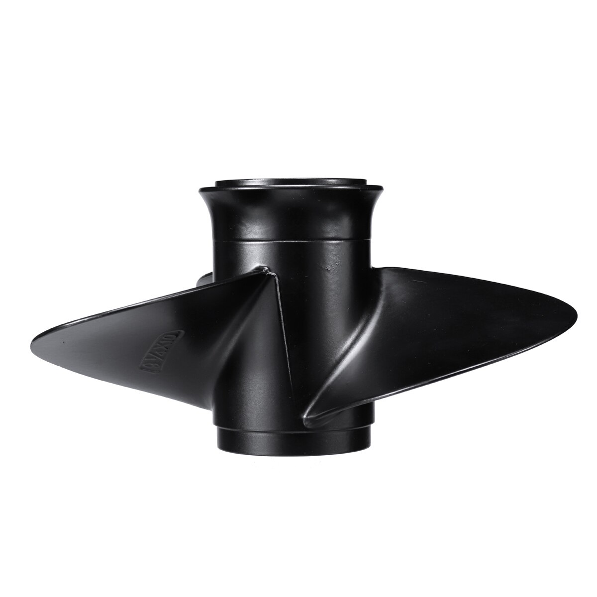 10.4X12 Rh Buitenboordmotor Propeller, 4 Bladen Boot Propeller 13 Stks Spline Boot Marine Aluminium Propeller Fit Voor Suzuki 35 65hp
