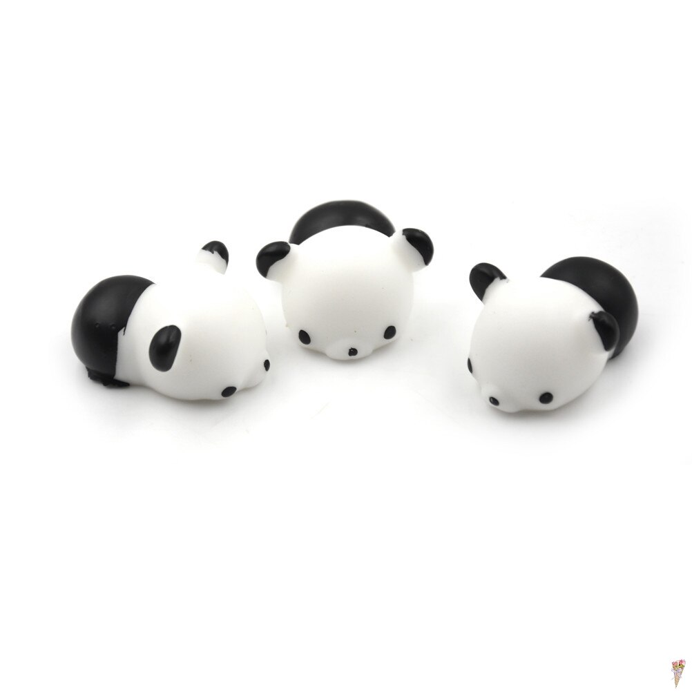 1Pcs Leuke Squishy Panda Mochi Squeeze Stretchy Kawaii Decomprimeren Anti-Stress Telefoon Riemen Charmes
