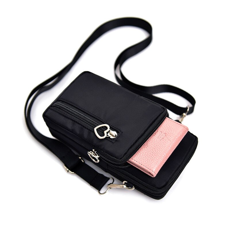 Hand Phone Pouch for iPhone X XR XS 7 8 6 6s Plus Casual Wrist Bag for iPhone 11 Pro Max Ladies Shoulder Small Bags Case