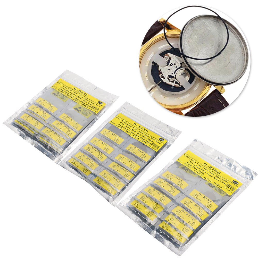 1Pack 0.5/0.6/0.7/0.8Mm Horloge O-Ring Waterdichte Rubberen Horloge Achterkant Pakkingen – koop de beste producten in de online winkel