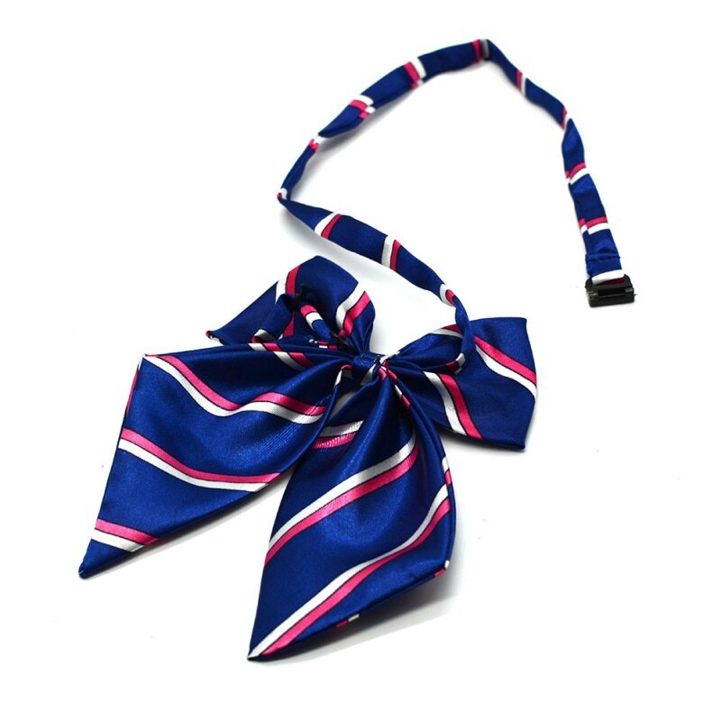 Children's Uniform Stripe Bow Tie Girls Butterfly Bowtie Clothing Accessories School Performance Dress Bow Tie 0-15Y