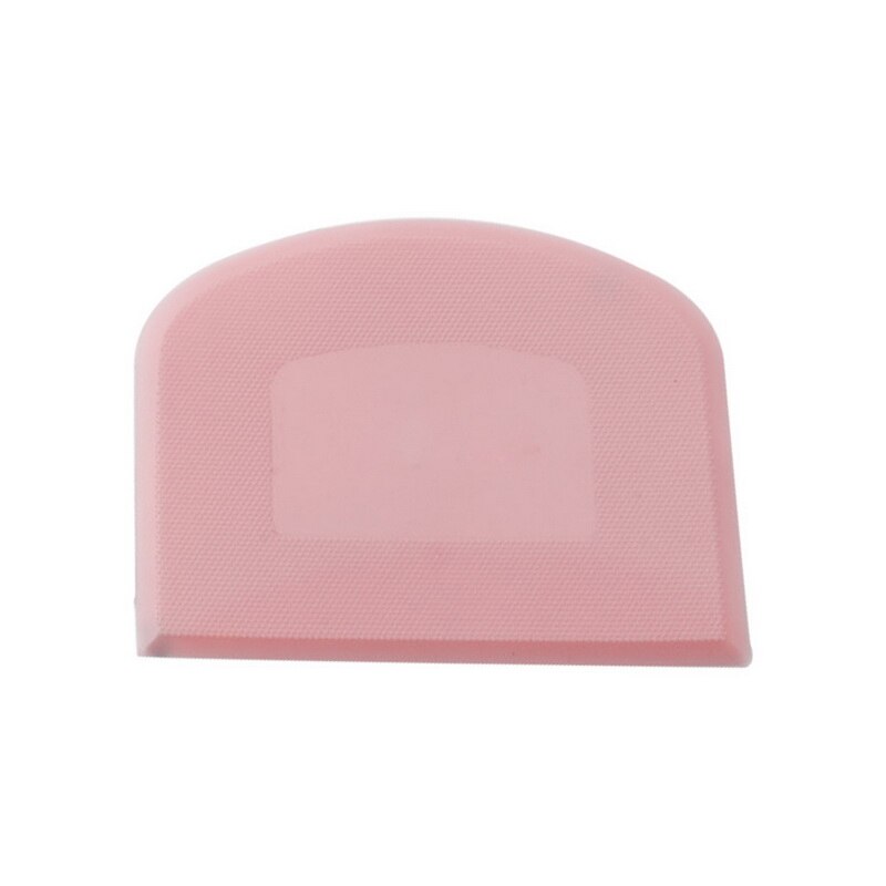 Dough Scraper Flexible Dough Cutter for Bread Dough Cake Dough Bowl Scraper Dough Cutter Plastic Pastry Chopper: pink