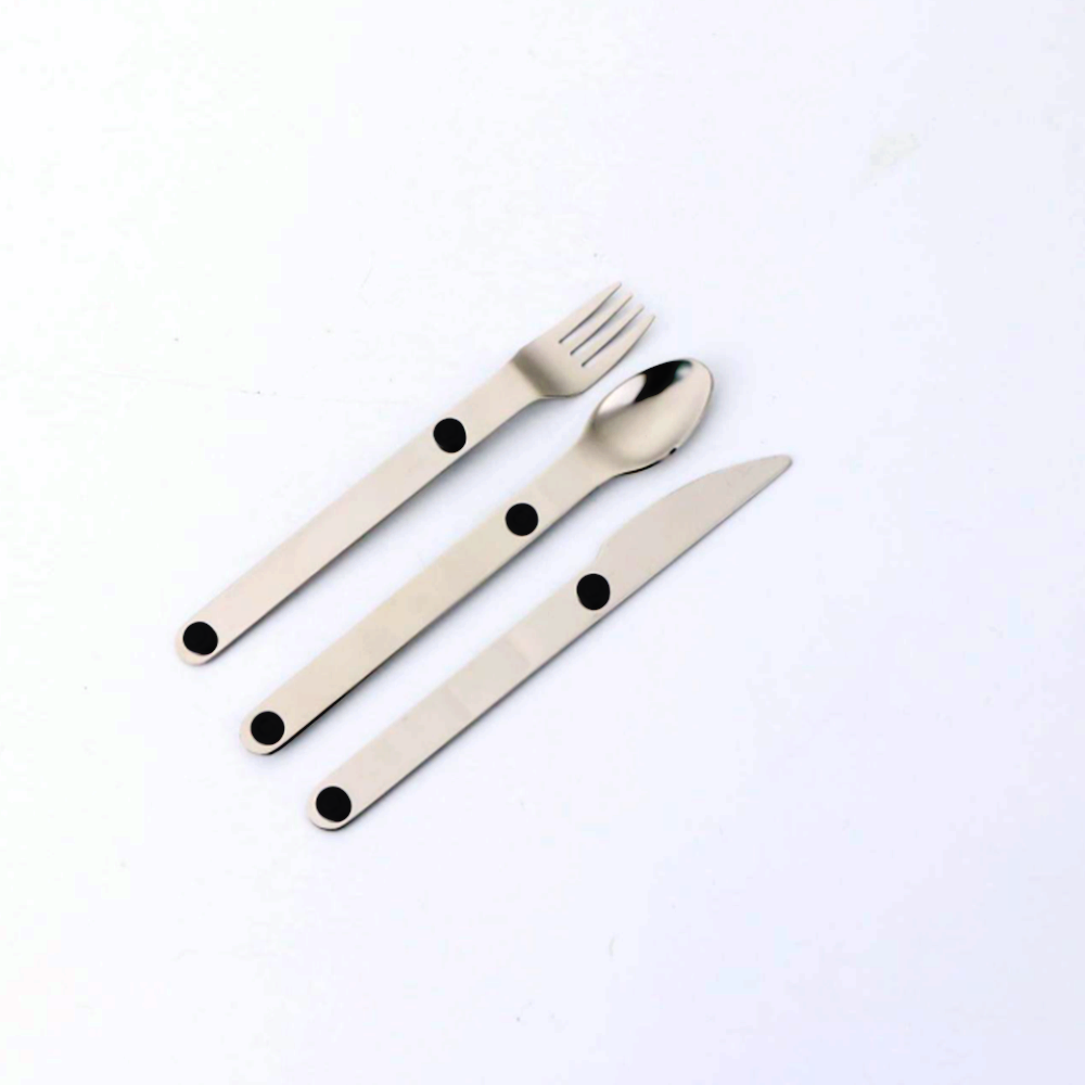 draussen Magware Magnetische Besteck Magnet Verknüpfung Besteck einstellen PortableAluminum legierung Besteck Gabel löffel messer: Silber-
