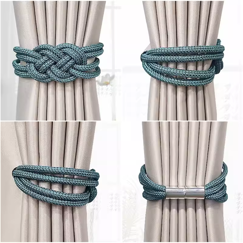 innovativ chinesische Knoten-Vorhang-Raffhalter mit Magnetschnalle für sterben Heimdekoration Ich bin Wohn- und Schlafzimmer.