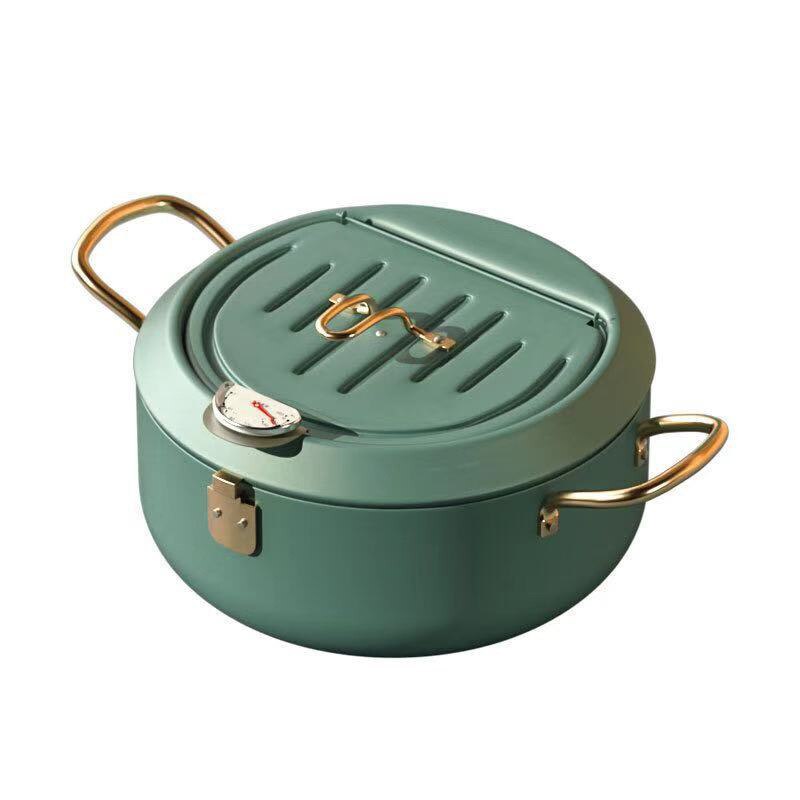 Japanischen Frittieren Topf Mit Edelstahl Küche Tempura Friteuse Pfanne Temperatur Kontrolle Friteuse Induktion Herde Universal-: 02