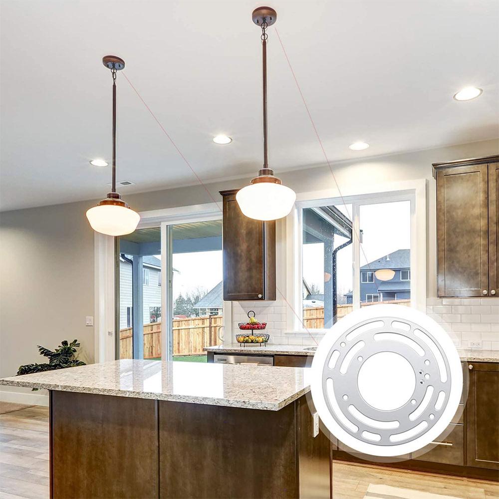 2 pc Ceiling Light Fan Fixture Mounting Bracket 4 Inches Diameter Universal Light Crossbar For Mount Wall Light Ceiling Light