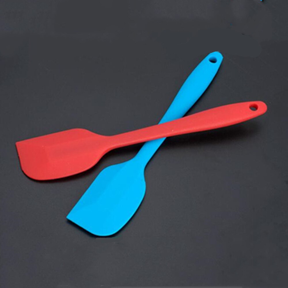 1x Silicone Scraper Cake Baking Tool Food Grade Non Stick Butter Cooking Soft Silicone Spatula Rubber Shovel Bakery Tools Color