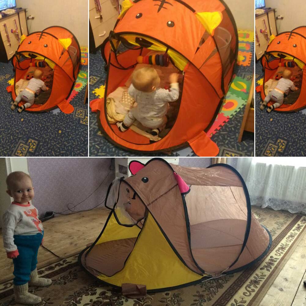 Cartoon Animals Foldable Kids Play House Tent Children Ocean Balls Pool Toy Indoor Outdoor Toy Tent Children Outdoor Beach