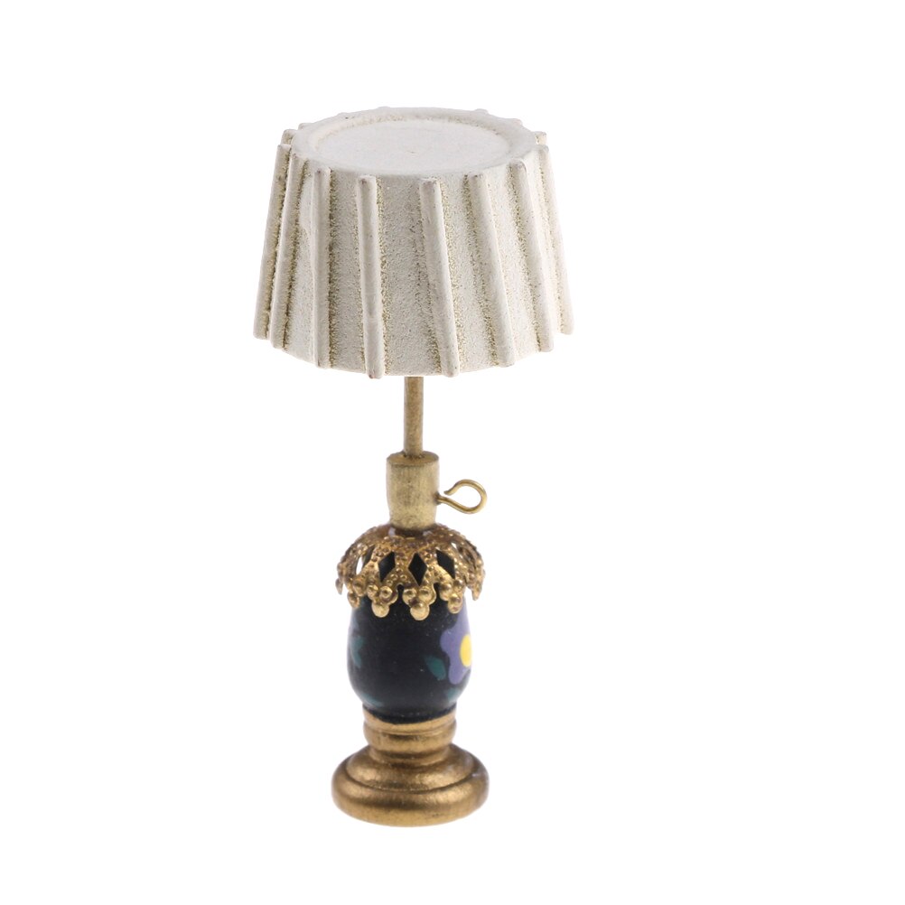 1pz 1:12 in Miniatura Lampada Da Tavolo 5.2*2.2*1.3 centimetri Casa di Bambola Accessori Casa Delle Bambole Bambole Mobili Casa di Lampada arredamento