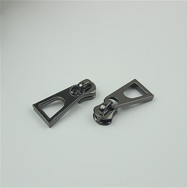 Meetee 20pcs 5# Silder for Metal Zipper Auto Lock Zips Head Zippers Repair Kits DIY Luggage Hardware Slider Accessories ZT030: GunBlack