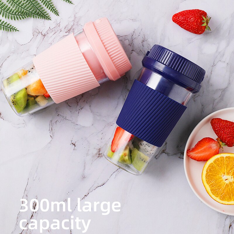 Portable blender USB mixer personal blender cup juice blenders electric juicer machine smoothie blender mini food processor