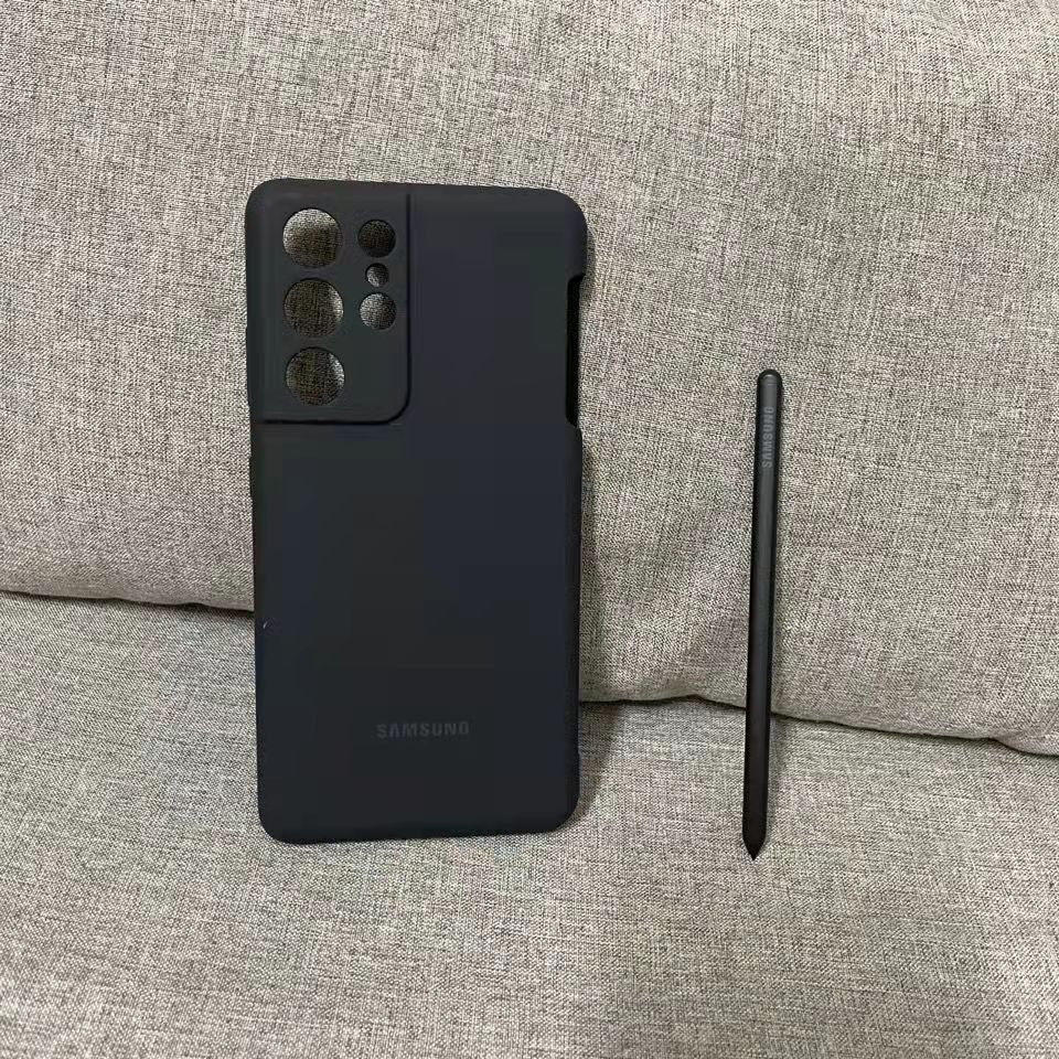 For Samsung Galaxy S21 Ultra Stylus Mobile Phone S Pen and Case Silicone Cover Built-in Stylus Pen Slot 2022 S21 Ultra S Pen