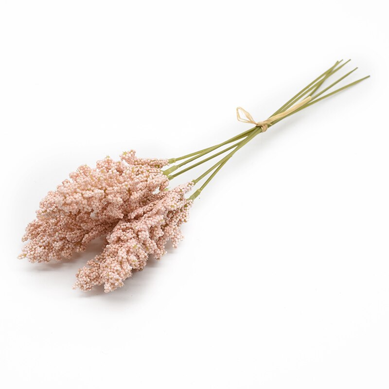 6 pieces lavender artificial flowers home decor wedding decorations christmas scrapbooking diy dining table vases for decoration: 4