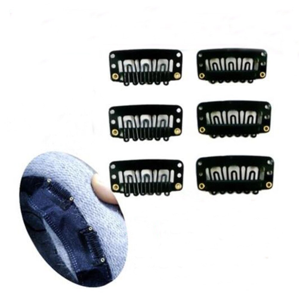 10/20/30 stuks haarverlengingsclips van metaal, bb, zwart, u-vormig, haarclips voor pruiken, haarspeldjes, salongripspelden en stylingtools