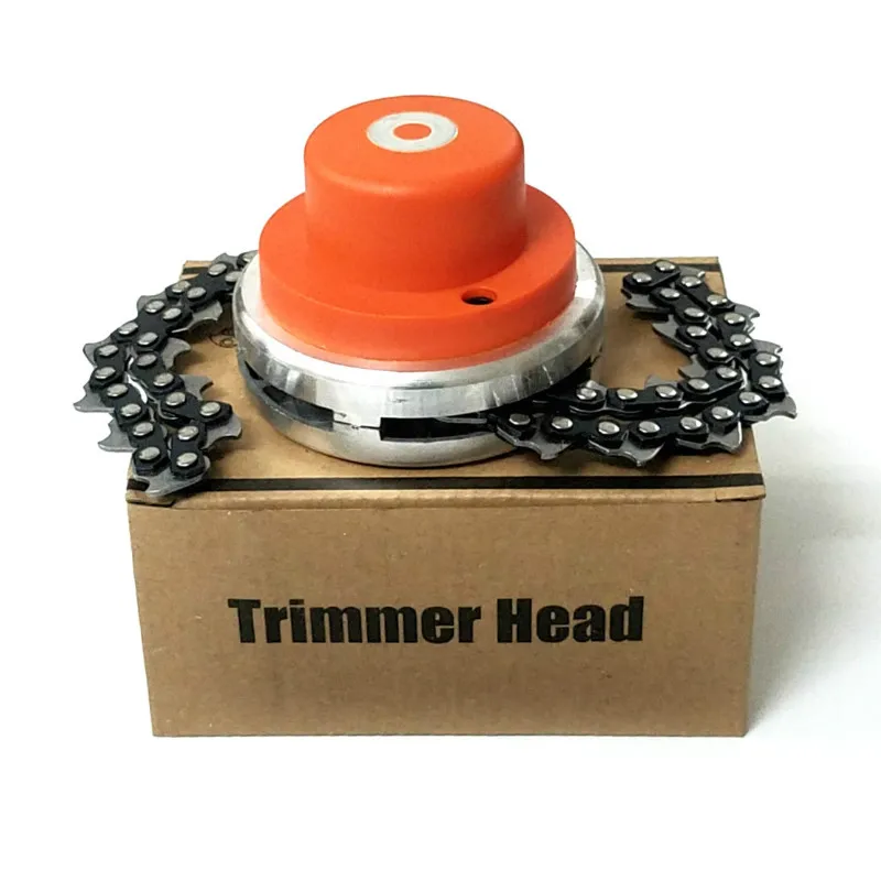 Kette Gras Trimmer Kopf Trimmer Rasenmäher Freischneider für Garten Gras Cutter Ersatzteile Werkzeuge für Trimmer Garten Werkzeuge: Silber