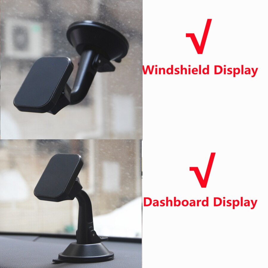 Universele Magnetische Auto Telefoon Houder Auto Stand Mount Houder 360 Draaibaar Stand Ondersteuning Voorruit Dashboard Mobiele Telefoon Houder