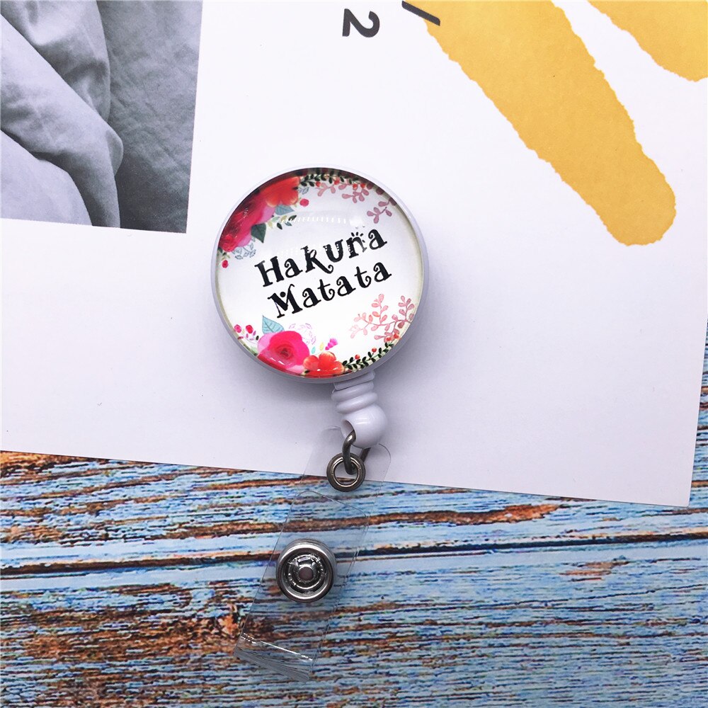 Pielęgniarka zwijany uchwyt na identyfikator kołowrotek imię i nazwisko/etui na dowód osobisty robić pielęgnacji i uczeń 24 cal przewód nylonowy