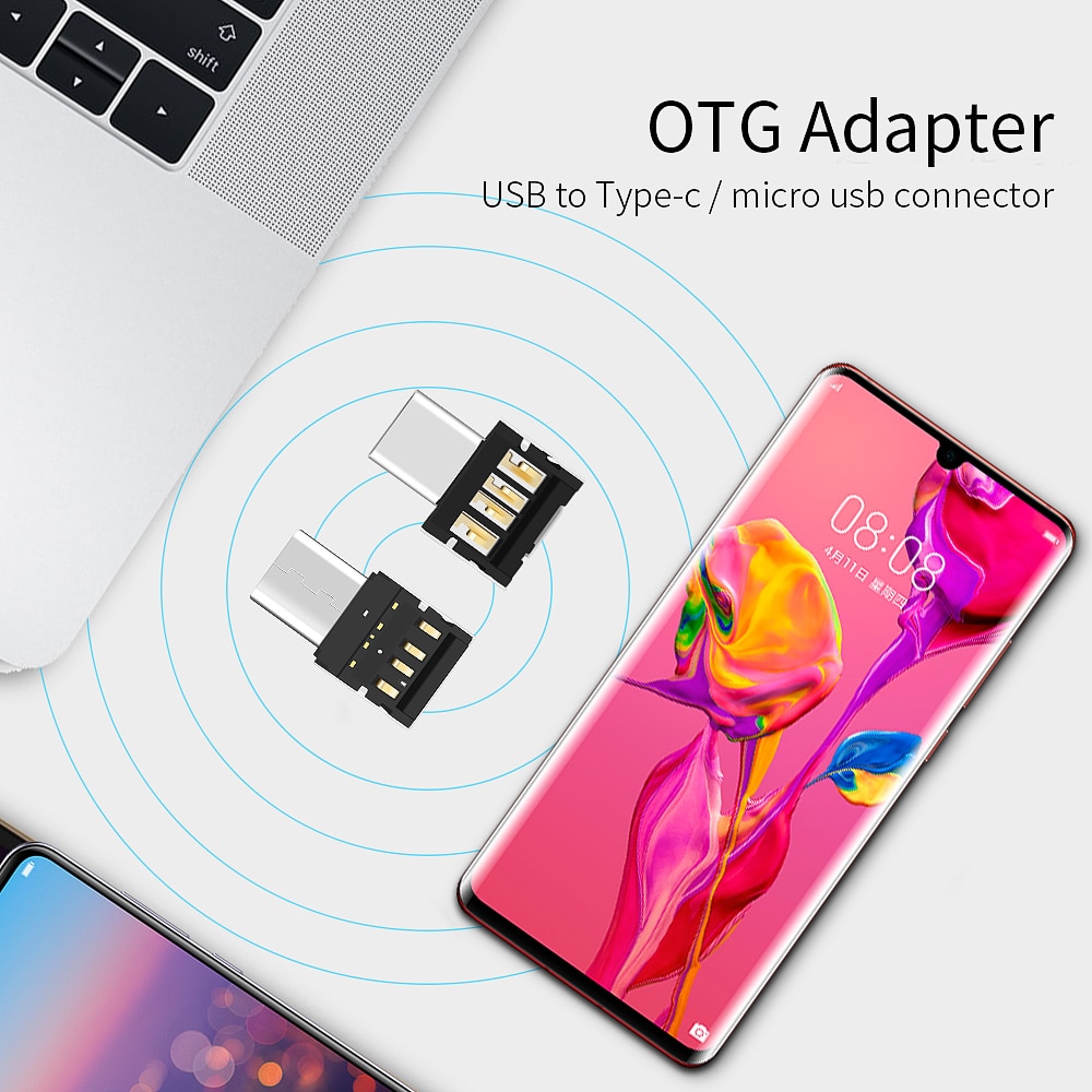 TISHRIC OTG Tipo c USB-C micro USB per Adattatore USB Tipo-c Cavo Convertitore Cavo DATI per Xiaomi Huawei Samsung del topo usb veloce unità