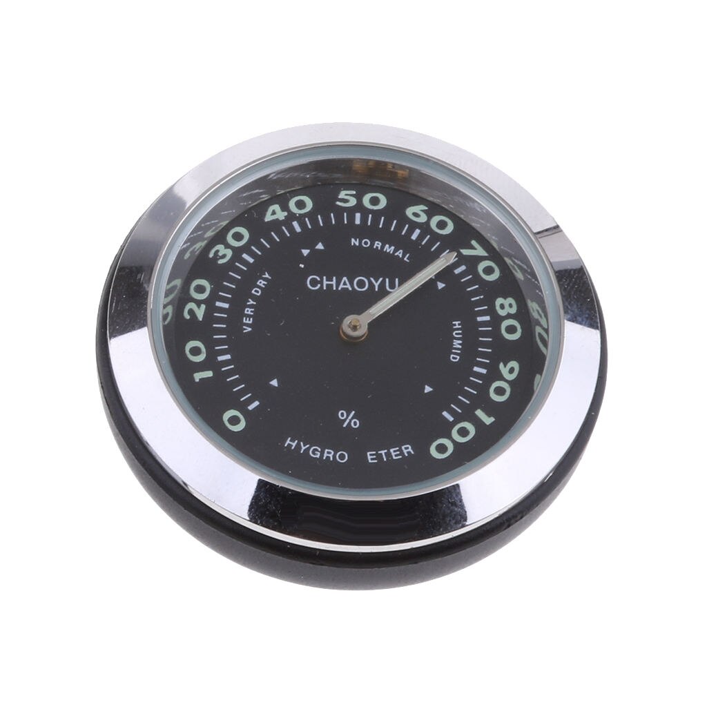 Thermomètre auto-adhésif pour voiture, 2 tailles sélectionnables, pour la maison ou le terrain: black