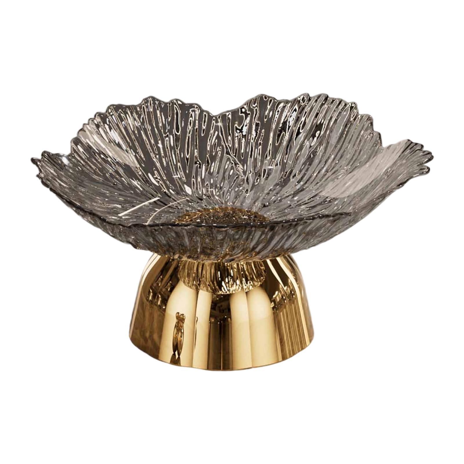 Piedestalskål mad snack opbevaringsbakke grøntsagsholder frugtkurv til kontor fødselsdag køkken stue: Grå