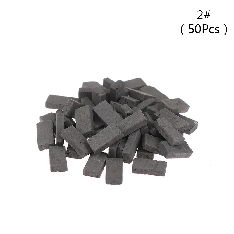 50PCS Sand Table Simulation Brick DIY Building Scenery Portable Miniature Durable Kids Decorative Toy Landscape Modelling: B