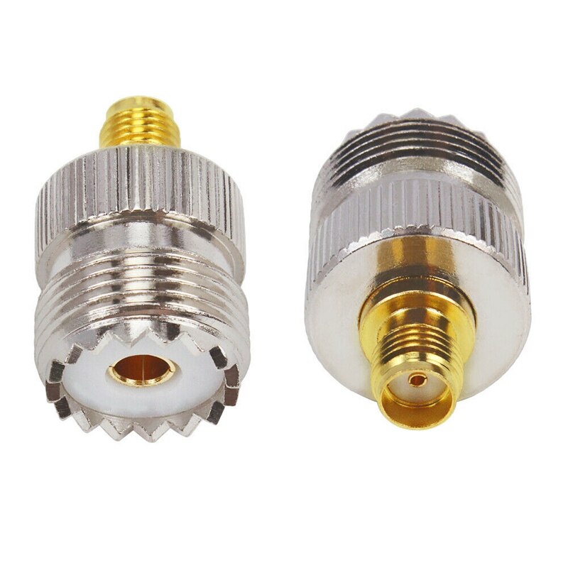 SO-239 SO239 Female Jack To SMA Male Plug Connector RF Coaxial Coax Adapter