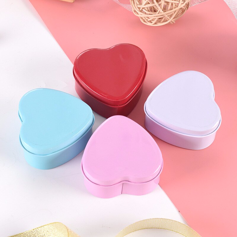 candy box heart-shaped candy box heart-shaped chocolate tin box heart-shaped candy cans iron box packaging