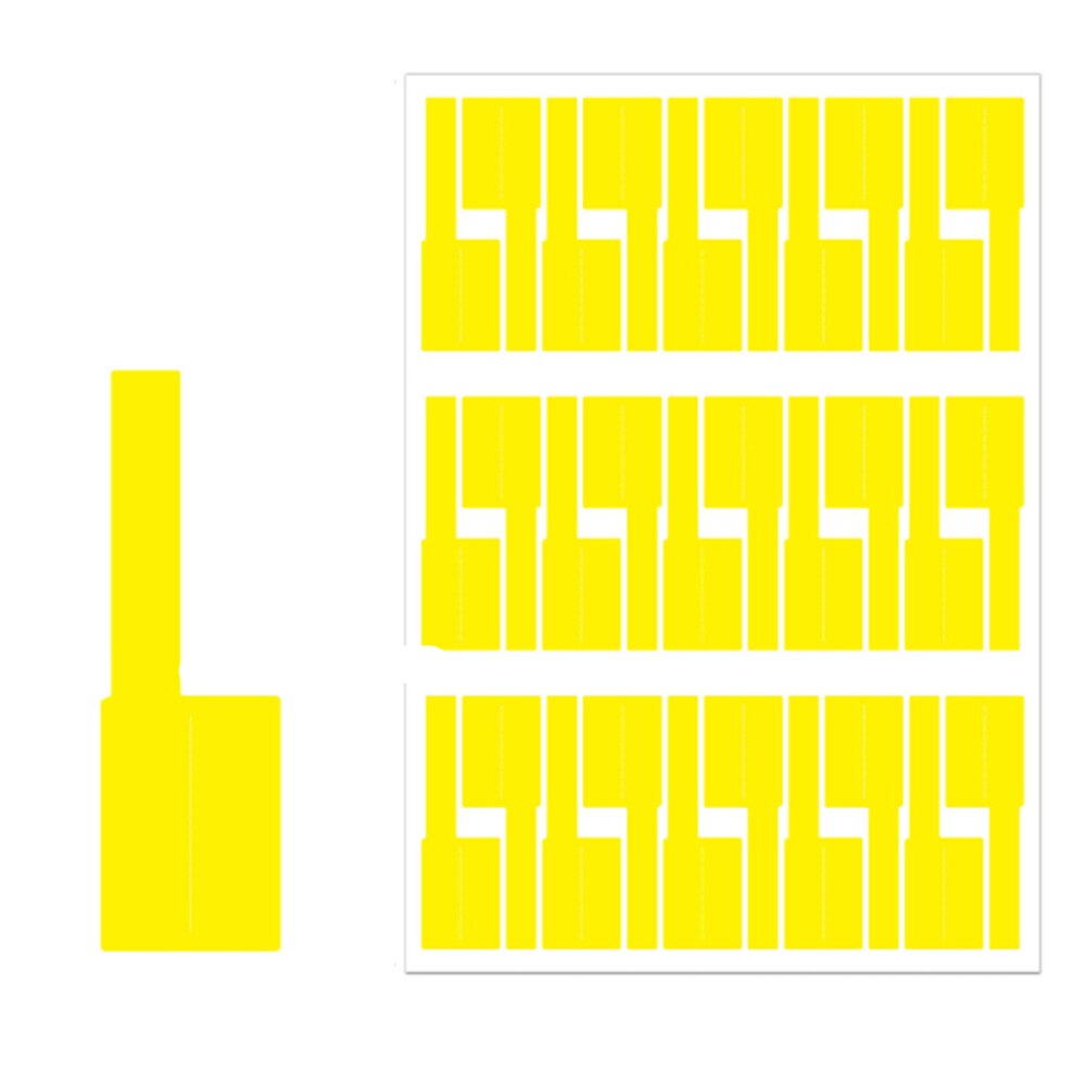 150PCS P-type Cable Label Paper Network Cable Label Three-proof Network Cable Classification Sticker