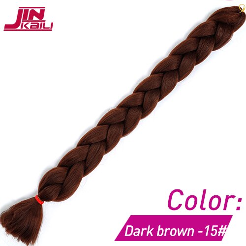 165g Synthetic Braiding Hair Single Ombre Color Glowing For Hair Synthetic Hair Extension Twist Jumbo: P1B/613